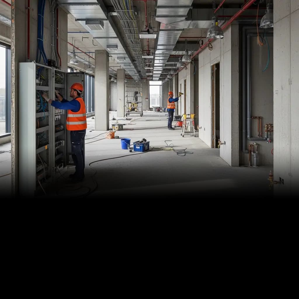 Gebäudetechnik Hintergrund