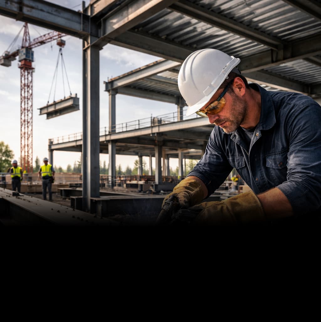 Stahlbau & Metallbau Hintergrund